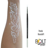 BOLT | Face Painting Brushes | Panda Collection - Round #1 - Fusion Body Art
