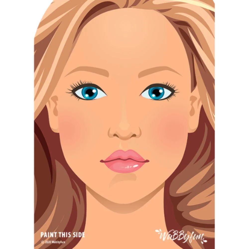 WabbyFun Face Painting Practice Board JILL Fusion Body Art wabbyfun-face-painting-practice-board-jill-fusion-body-art