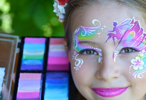 Fairy Face Paint Design | Design by Natalia Kirillova | Step by Step