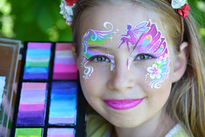 Fairy Face Paint Design | Design by Natalia Kirillova | Step by Step