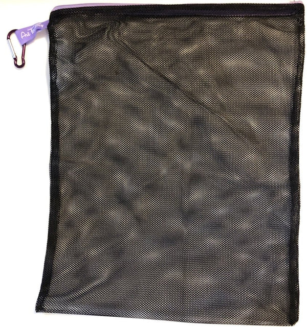 Art Factory Black Mesh sponge Bag with Carabiner - Fusion Body Art