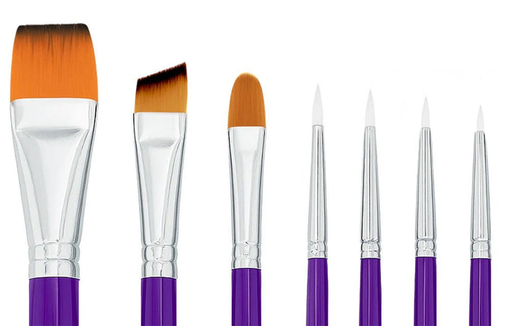 Art Factory Studio Face Paint Brush | 7 Brush Set - Fusion Body Art