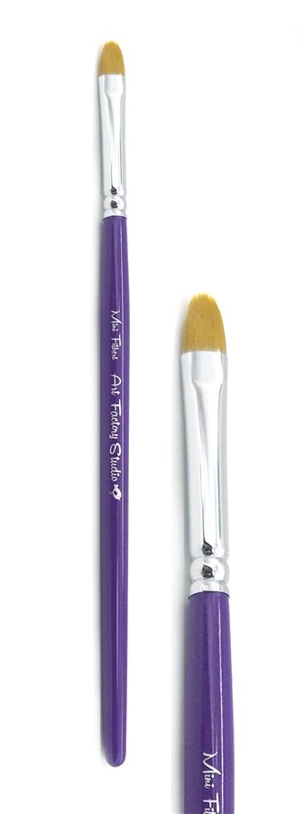 Art Factory Studio Face Paint Brush | Mini Filbert Brush - Fusion Body Art