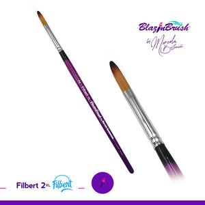 Blazin Face Painting Brush by Marcela Bustamante | Filbert 2XL - Fusion Body Art