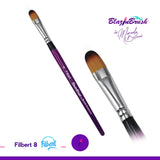 Blazin Face Painting Brush by Marcela Bustamante | Filbert 8 - Fusion Body Art