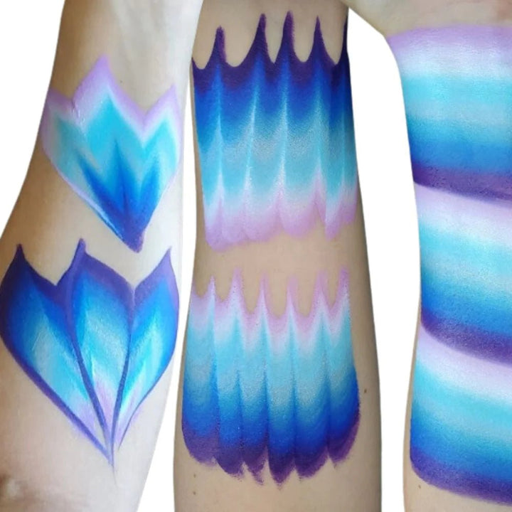 BOLT | Diamond Collection - Rainbow Face and Body Brush (2.5 Inch Flat) - Fusion Body Art