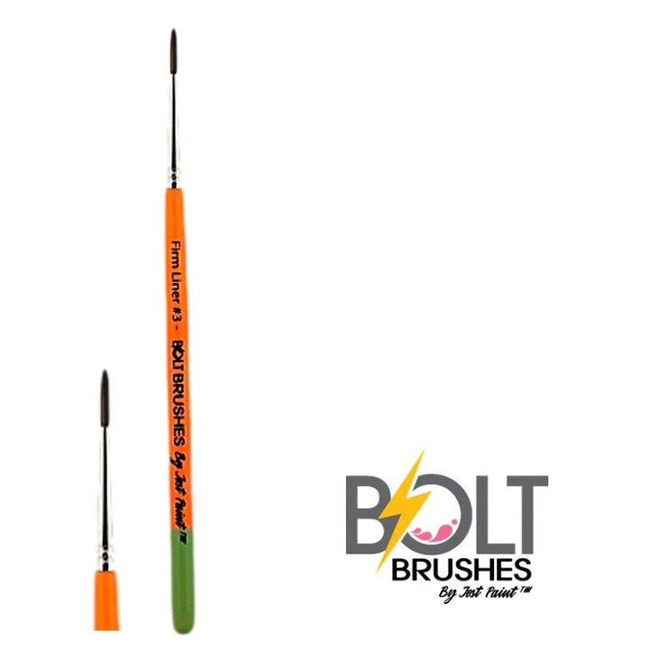 BOLT | Face Painting Brushes by Jest Paint - FIRM Liner #3 - Fusion Body Art