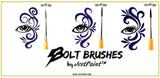 BOLT | Face Painting Brushes by Jest Paint - FIRM Liner #4 - Fusion Body Art