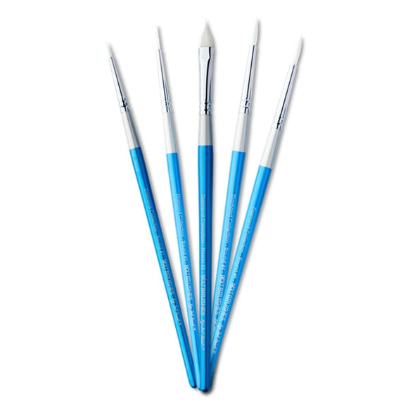 BOLT | Face Painting Brushes | Diamond Collection - Full Set of 5 - Fusion Body Art