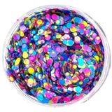 Festival Chunky Glitter Gel | Confetti Glow - UV Reactive 35mL - Fusion Body Art