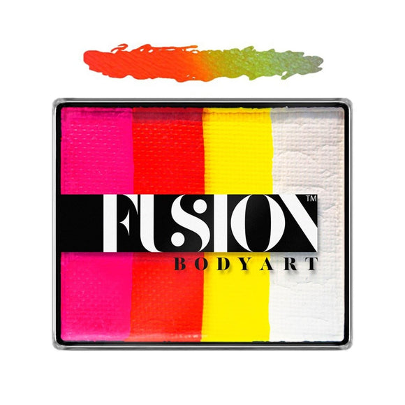 Fusion Body Art Face & FX Rainbow Cakes – Tropical Tiger | 50g - (discontinued) - Fusion Body Art