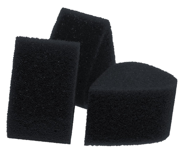 Fusion Body Art - Face Paint Petal Sponge | Charcoal Black 3PK x 100 - Fusion Body Art