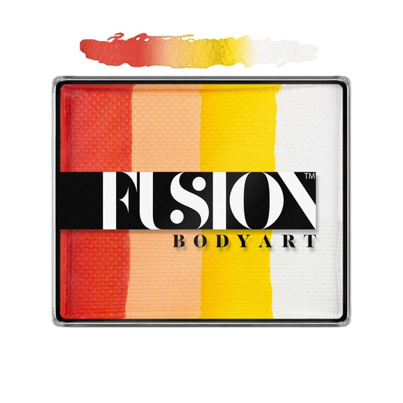Fusion Body Art Face Painting Rainbow Cakes – Glowing Tiger | 50g - Fusion Body Art