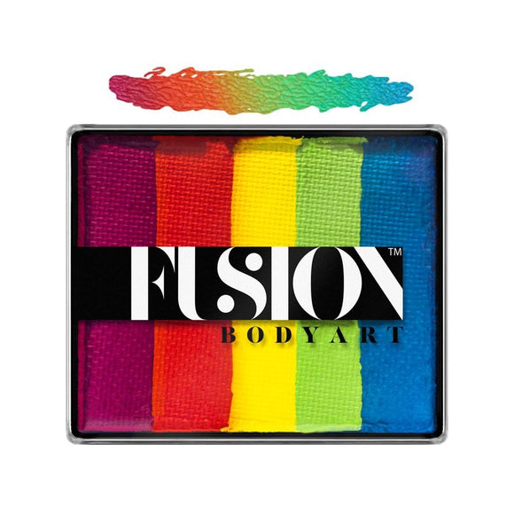 Fusion Body Art Face Painting Rainbow Cakes – Rainbow Joy | 50g - Fusion Body Art