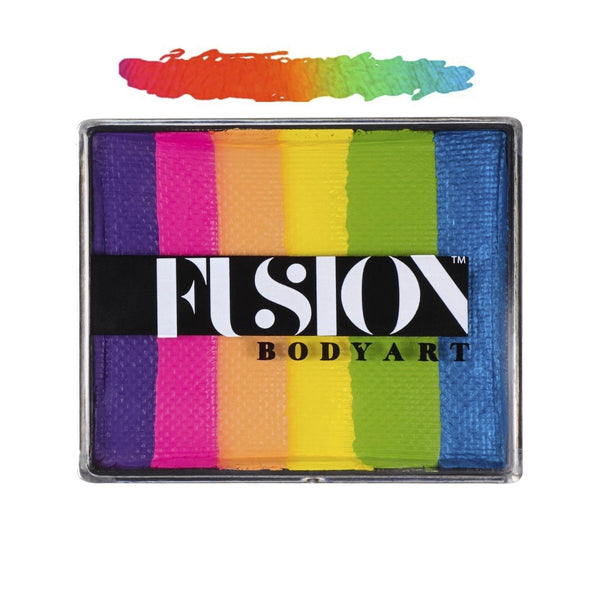 Fusion Body Art Face Painting Rainbow Cakes – Unicorn Sparks | 50g - Fusion Body Art