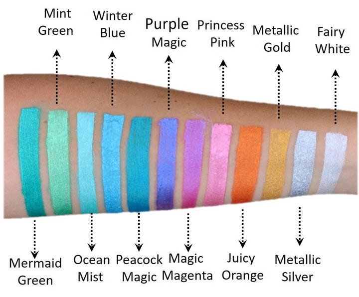 Fusion Body Art Face Paints – Pearl Mermaid Green | 25g - Fusion Body Art