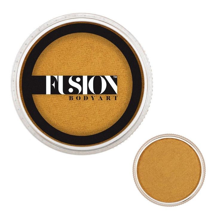 Fusion Body Art Face Paints – Pearl Metallic Gold | 32g - Fusion Body Art