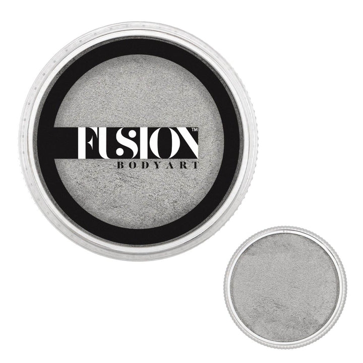 Fusion Body Art Face Paints – Pearl Metallic Silver | 32g - Fusion Body Art