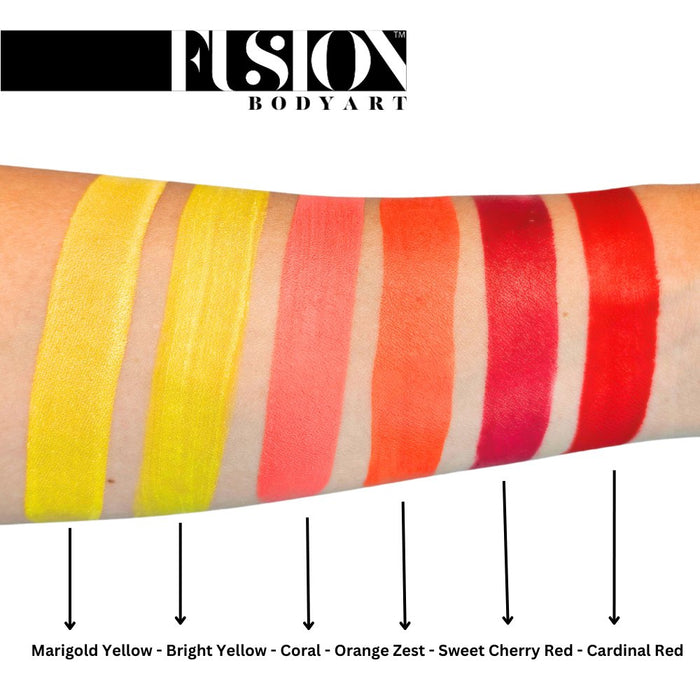 Solid Face Paint Colours Collection - Fusion Body Art