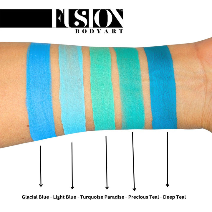 Fusion Body Art Face Paints – Prime Glacial Blue | 32g - Fusion Body Art