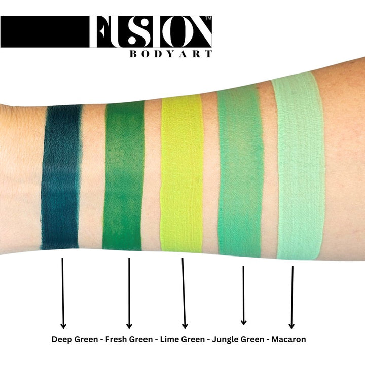 Fusion Body Art Face Paints – Prime Jungle Green | 32g - Fusion Body Art