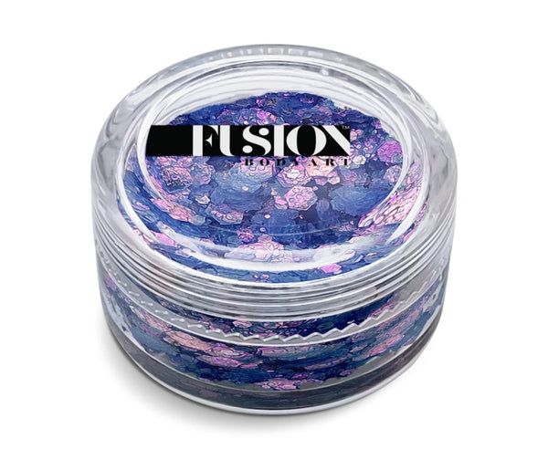 Fusion Body Art | Glitter Cream - Purple Butterflies 10mL - Fusion Body Art