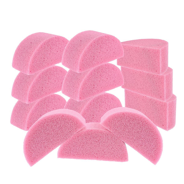 Fusion Body Art - Half Round Face Paint Sponge 12PK - Fusion Body Art