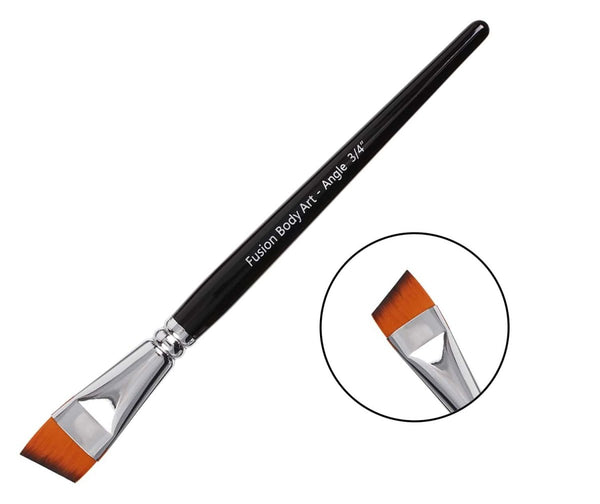 Fusion Body Art | Professional Face Paint Brush - 3/4 Inch Angle - Fusion Body Art