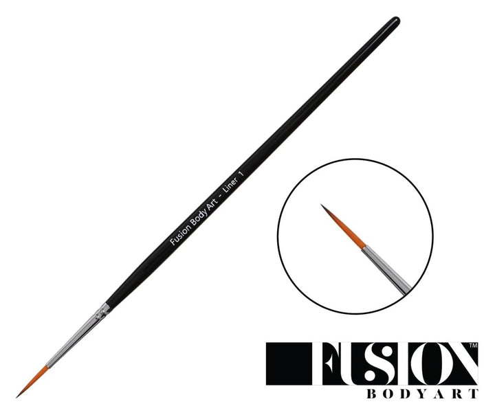 Fusion Body Art | Professional Face Paint Brush - Liner 1 - Fusion Body Art