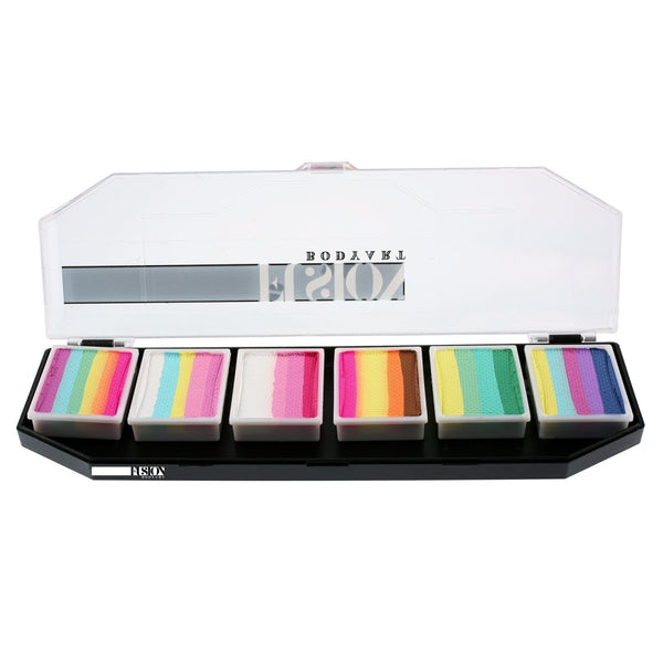 Fusion Face Painting Palette – Lodie Up Cute Pastel Rainbow Palette - Fusion Body Art