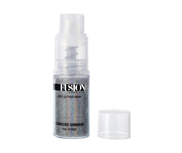 Glitter Pump Spray | Stardust Shimmer - Holographic Silver - Fusion Body Art
