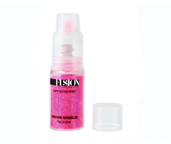 Glitter Pump Spray | Unicorn Sparkles - Holographic Pink - Fusion Body Art