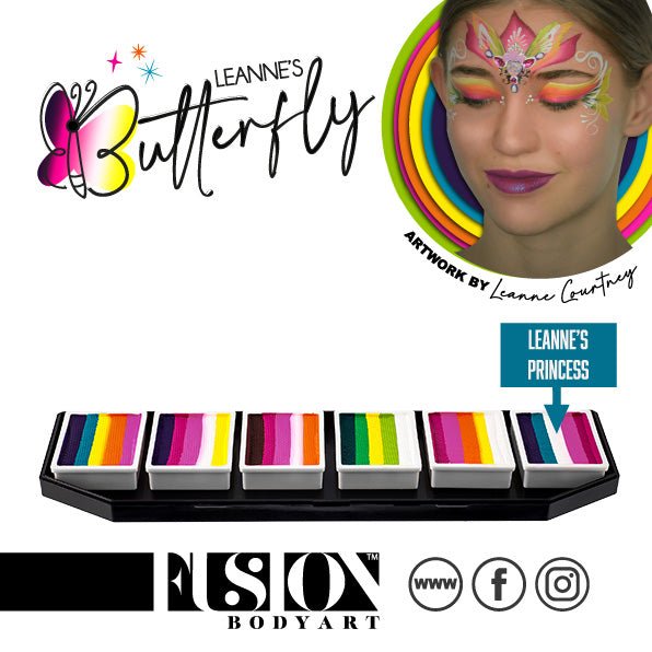 Leanne's Butterfly Palette - Fusion Body Art