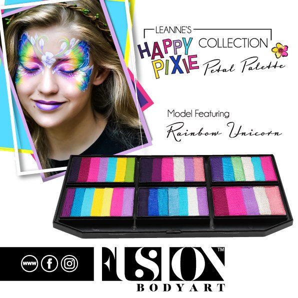 Leanne's Happy Pixie - Petal Palette - Fusion Body Art