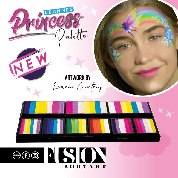 Leanne's Princess - Petal Palette - Fusion Body Art