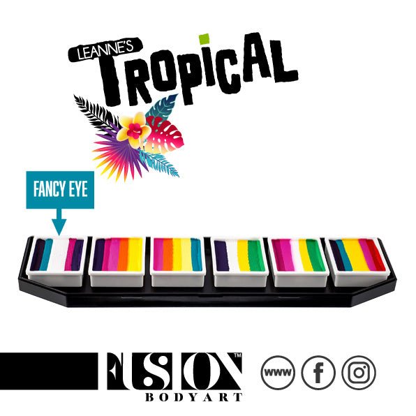 Leanne's Tropical Collection Palette - Fusion Body Art