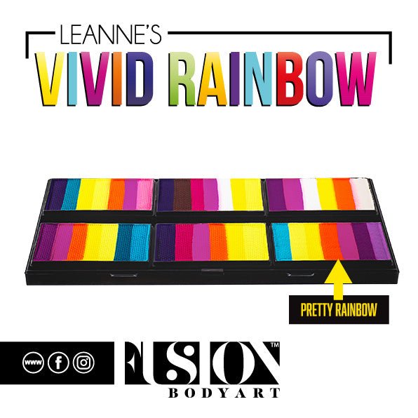 Leanne's Vivid Rainbow - Petal Palette - Fusion Body Art