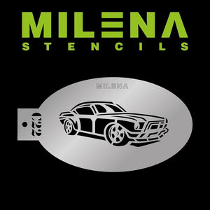 MILENA STENCILS | Face Painting Stencil - Car C22 - Fusion Body Art