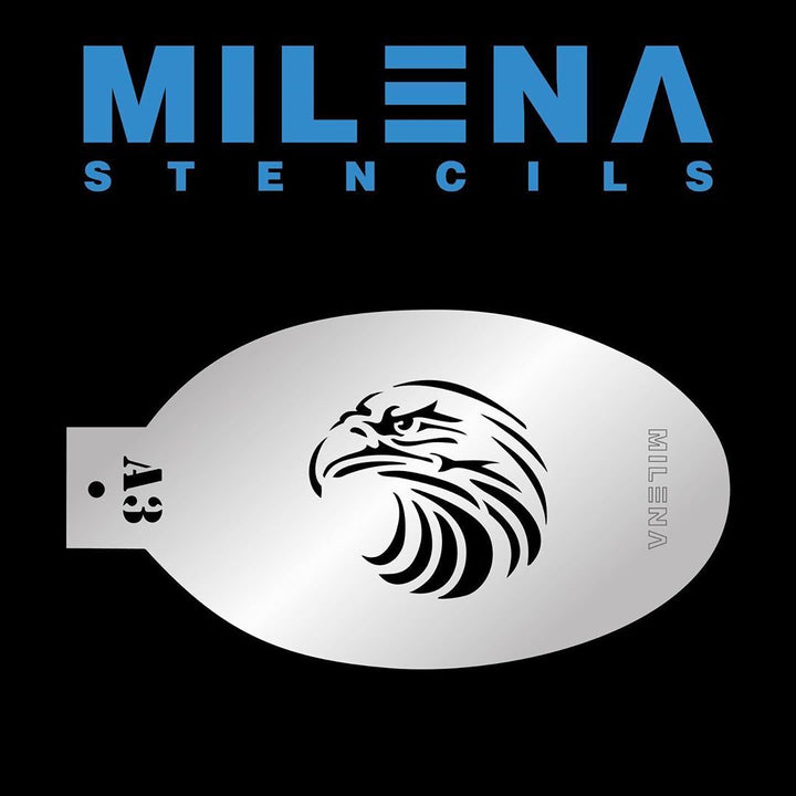 MILENA STENCILS | Face Painting Stencil - Eagle A3 - Fusion Body Art