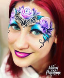 MILENA STENCILS | Face Painting Stencil - Princess Crown 016 - Fusion Body Art