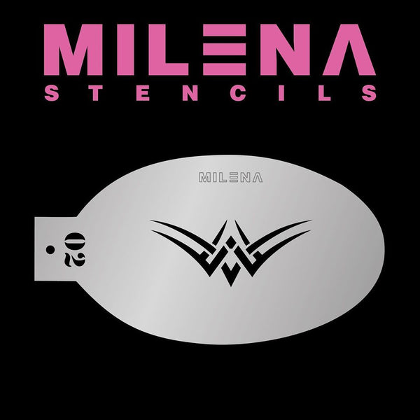 MILENA STENCILS | Face Painting Stencil - Tribal 02 - Fusion Body Art