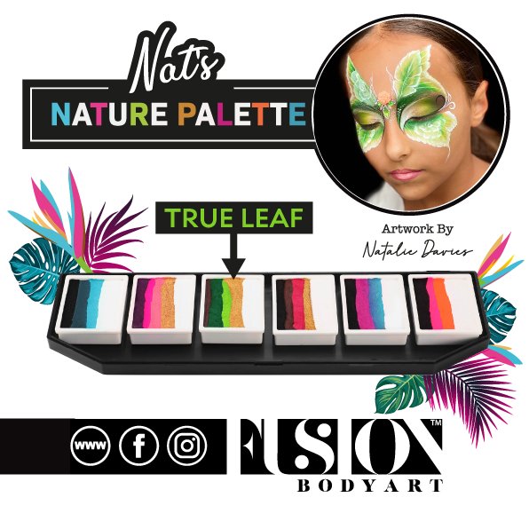 Nat's Nature Palette FX | Split Cake Palette - Fusion Body Art