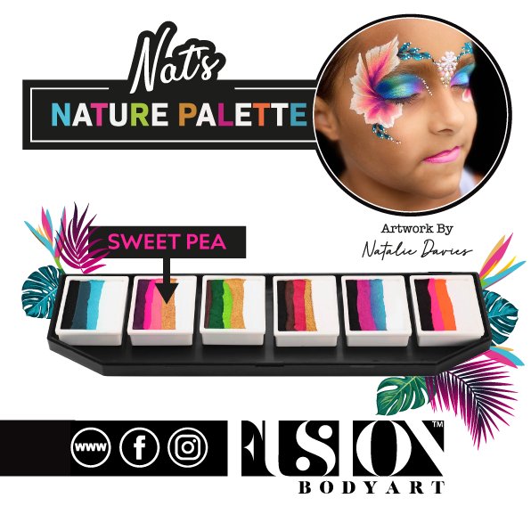 Nat's Nature Palette FX | Split Cake Palette - Fusion Body Art