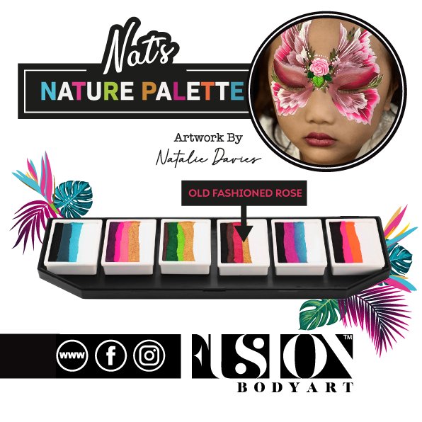 Nat's Nature Palette FX | Split Cake Palette - Fusion Body Art