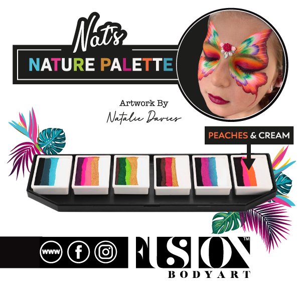 Nat's Nature Palette FX | Split Cake Palette - Fusion Body Art