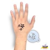 TAP 002 Face Painting Stencil | Flowers - Fusion Body Art