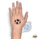 TAP 020 Face Painting Stencil | Soccer Ball - Fusion Body Art
