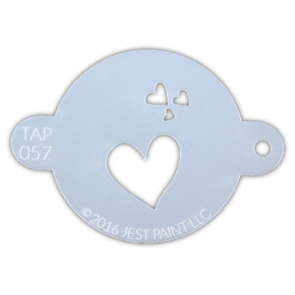 TAP 057 Face Painting Stencil | Valentine (non - stocked) - Fusion Body Art