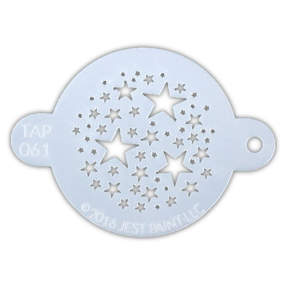 TAP 061 Face Painting Stencil | Magical Stars - Fusion Body Art