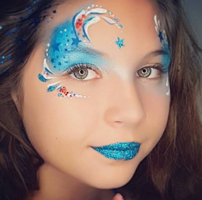 TAP 061 Face Painting Stencil | Magical Stars - Fusion Body Art